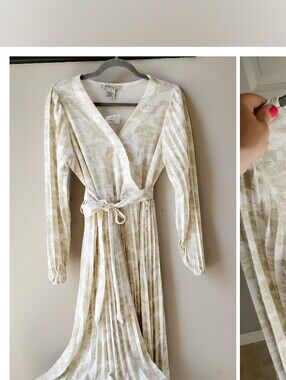 NWT 50s trad wife elegance gown pleat dress
